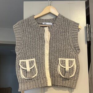Zara sweater vest